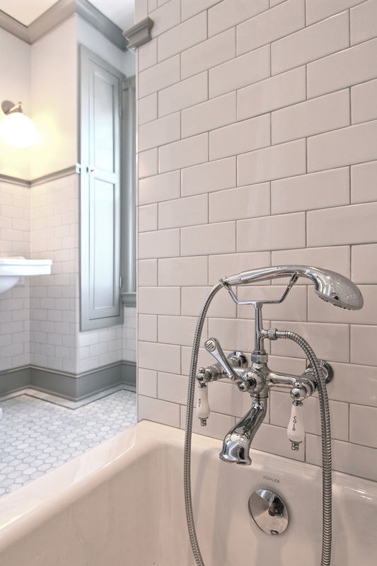 QUARTER design studio | Victorian Bathroom | Melrose, MA